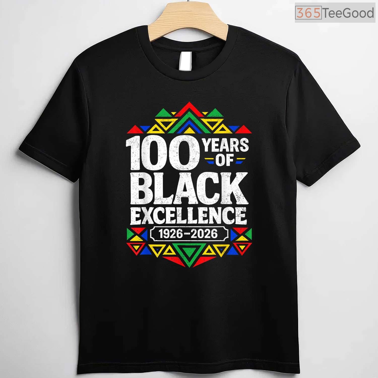 100 Years of Black Excellence Centennial T-Shirt 1926-2026 Black