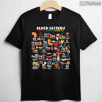 ABCs of Black History Month T-Shirt Live It Learn It Pride Teacher Classroom Shirt