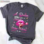 A Queen Was Born In March Birthday Shirt for Women - Happy Birthday To Me Tee