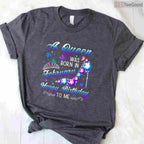 A Queen Was Born In February Shirt – Women's Birthday Graphic Tee