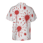 Aloha Red Rose Hawaiian Tee Tropical Vacation Outfit for Adults
