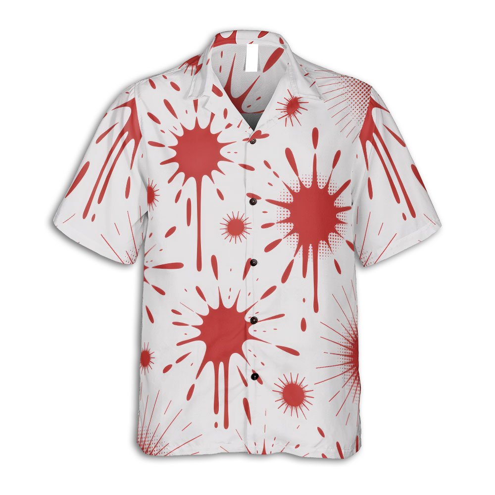 Aloha Red Rose Hawaiian Tee Tropical Vacation Outfit for Adults