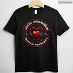 American Heart Month February Shirt – Heart Health Awareness Gift