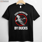 Artistic Mallard Duck Hunting Shirt, Unique Waterfowl Hunter Graphic Tee