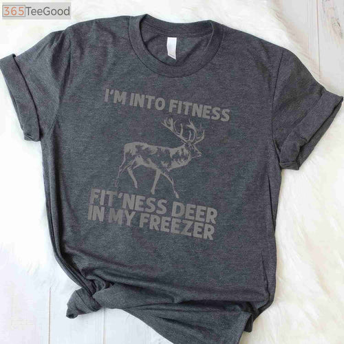 Artistic Wildlife Deer Hunting Shirt, Nature Lover Buck Graphic for Men Women