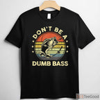 Best Bass Fishing Dad Graphic T-Shirt - Funny Father's Day Fisherman Gift