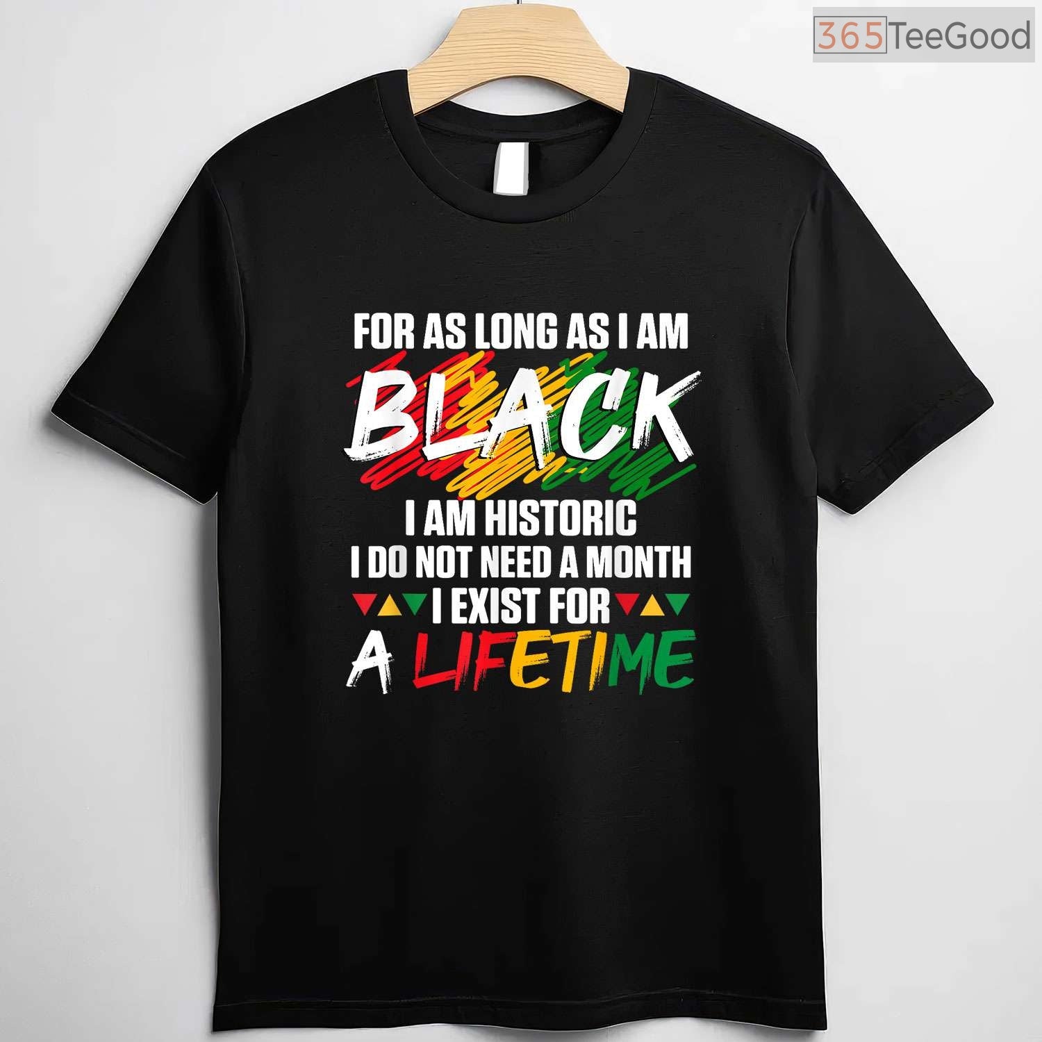 Black History Month For As Long As I Am Black I Am Historic T-Shirt Heritage Shirt