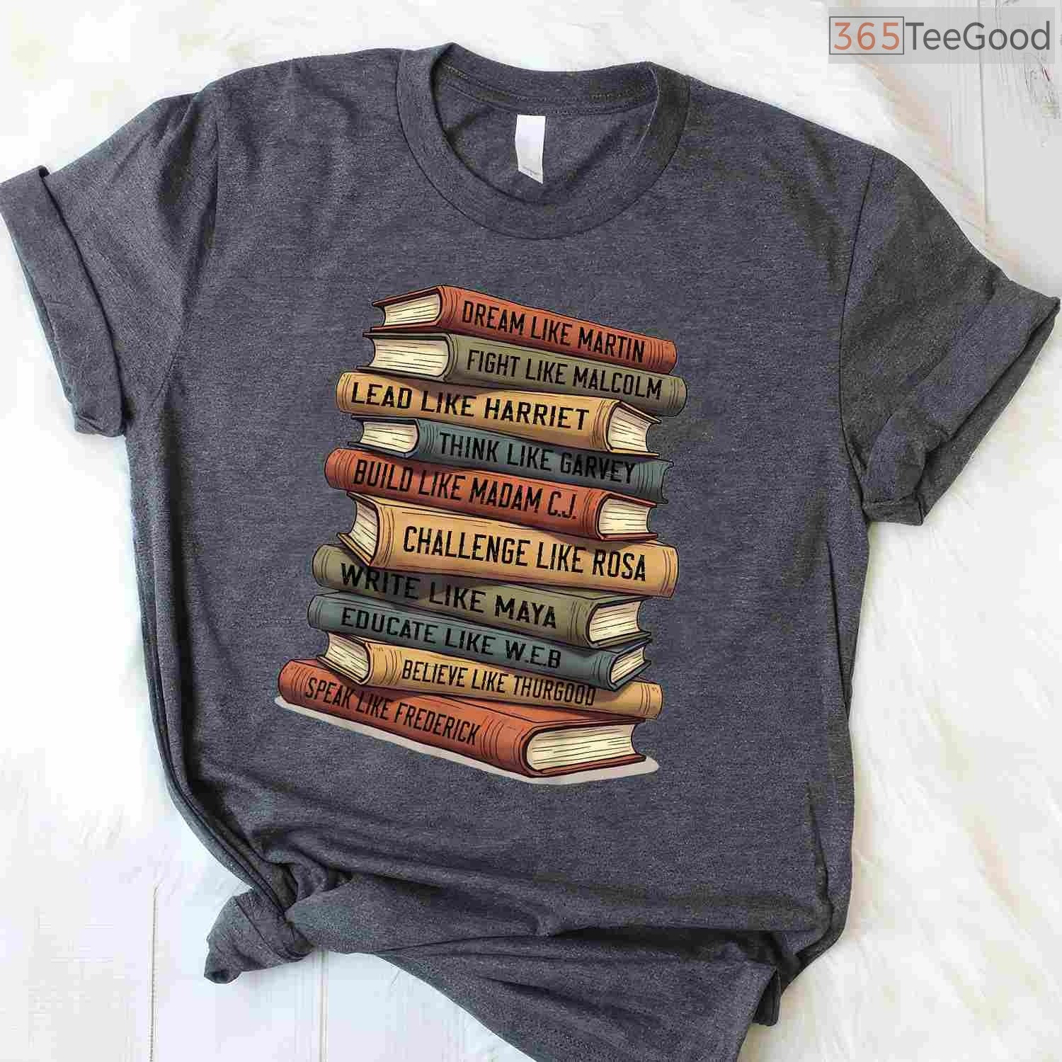 Black History Month Leaders T-Shirt for African American Teachers & Educators School Pride Tee