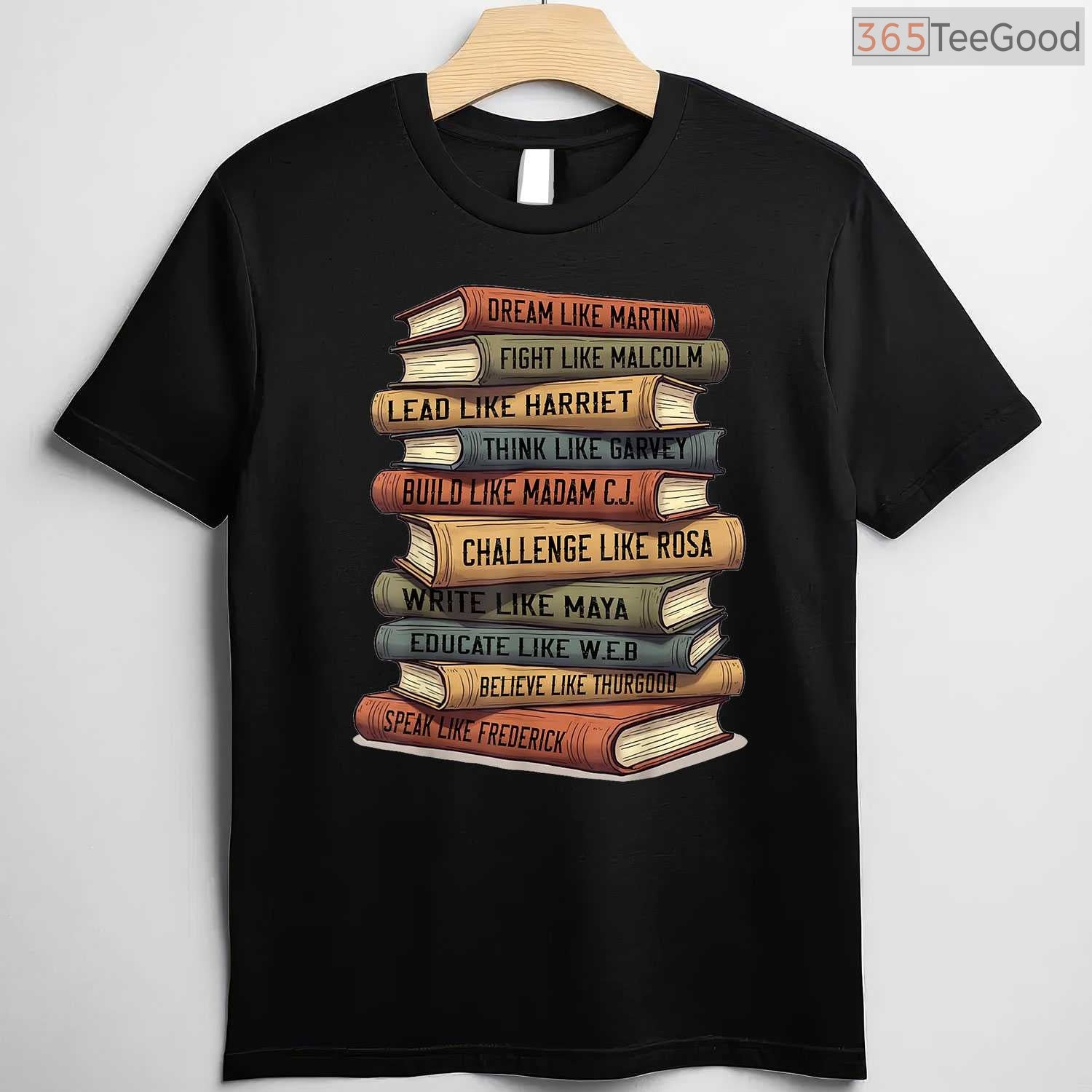Black History Month Leaders T-Shirt for African American Teachers & Educators School Pride Tee