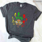 Black History Leaders Collage T-Shirt Famous African American Icons Black History Month Shirt