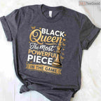 Black History Shirts for Women Melanin Queen Black History Month T-Shirt Gift Idea