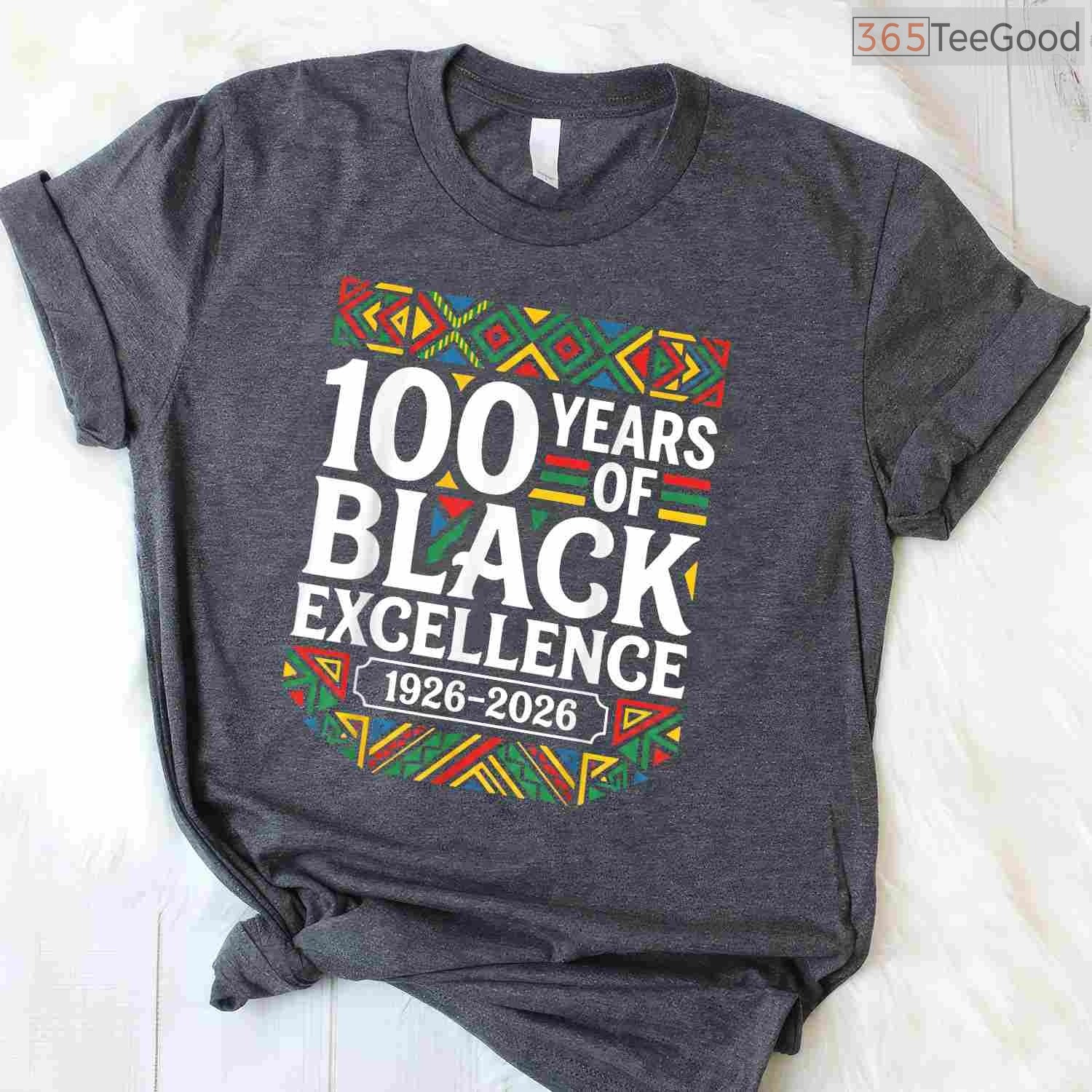 Black History Month 100 Years of Black Excellence Centennial T-Shirt Heritage Shirt