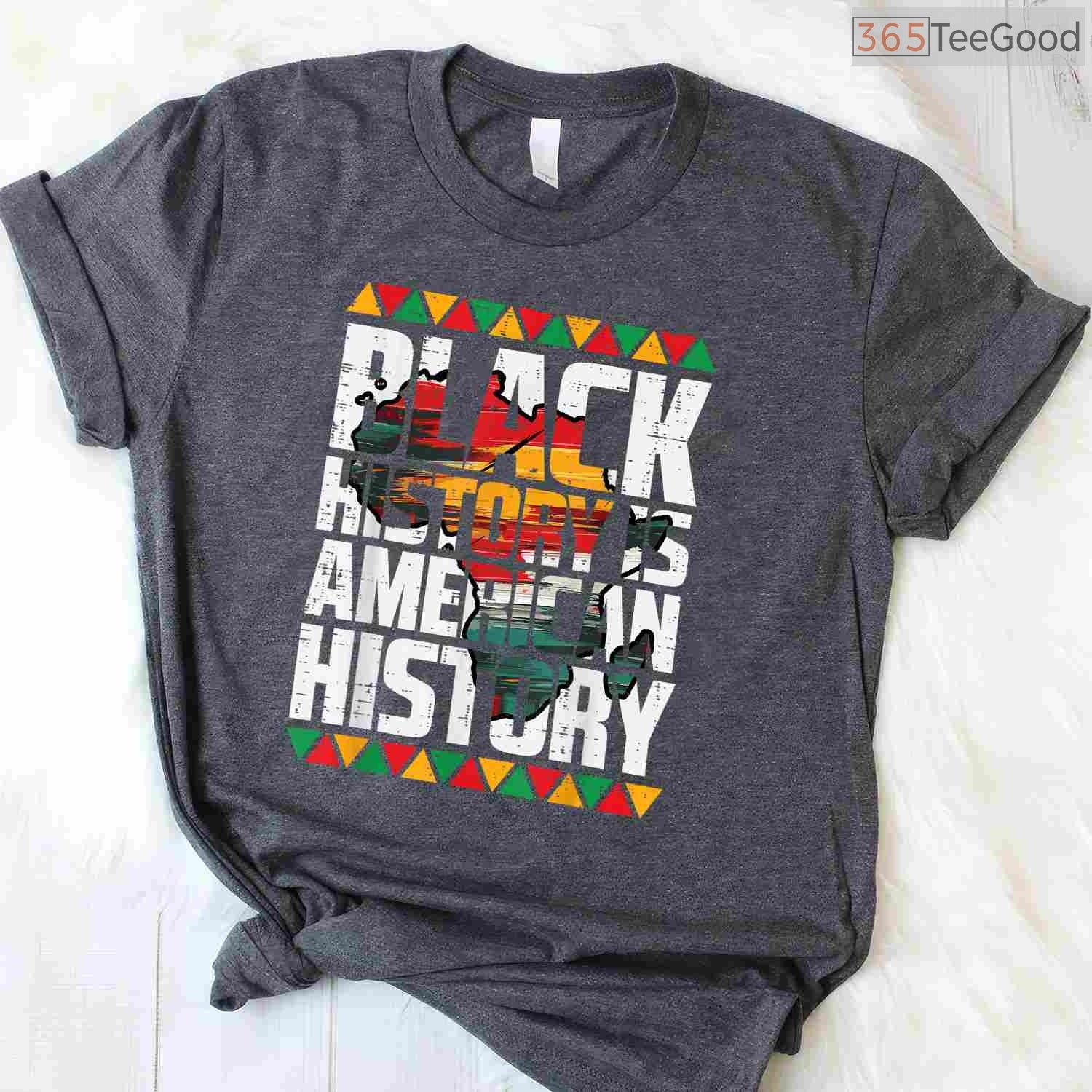 Black History is American History T-Shirt Educational African American Heritage Shirt for Kids