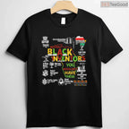 Black History Month African American Women Men T-Shirt Cultural Roots Pride Shirt