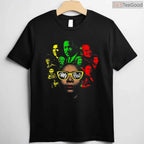 Black History Leaders Collage T-Shirt Famous African American Icons Black History Month Shirt