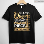 Black History Shirts for Women Melanin Queen Black History Month T-Shirt Gift Idea