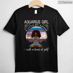 Black Queen Aquarius Birthday Shirt – February Birthday Melanin Gift For Her
