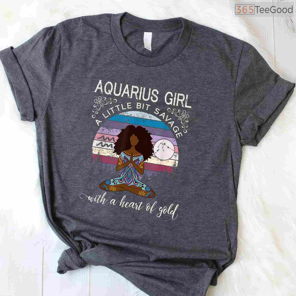 Black Queen Aquarius Birthday Shirt – February Birthday Melanin Gift For Her