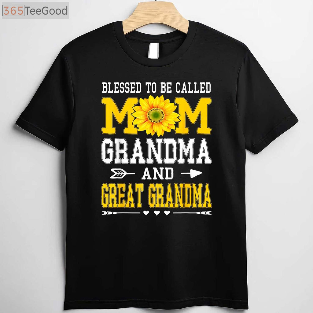 Blessed to Be Called Mom Grandma Great Grandma Mother’s Day T-Shirt