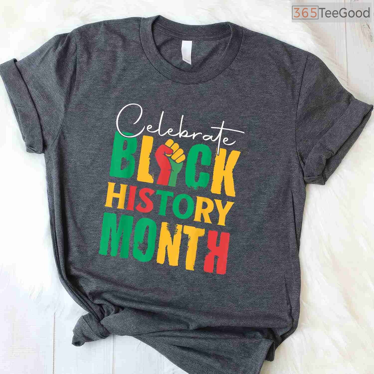 Celebrate Black History Month T-Shirt for Men Women Kids Unity & Equality Family Shirt