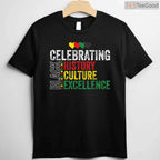 Celebrating Black History Month Afro T-Shirt African Culture Family Reunion Pride Shirt
