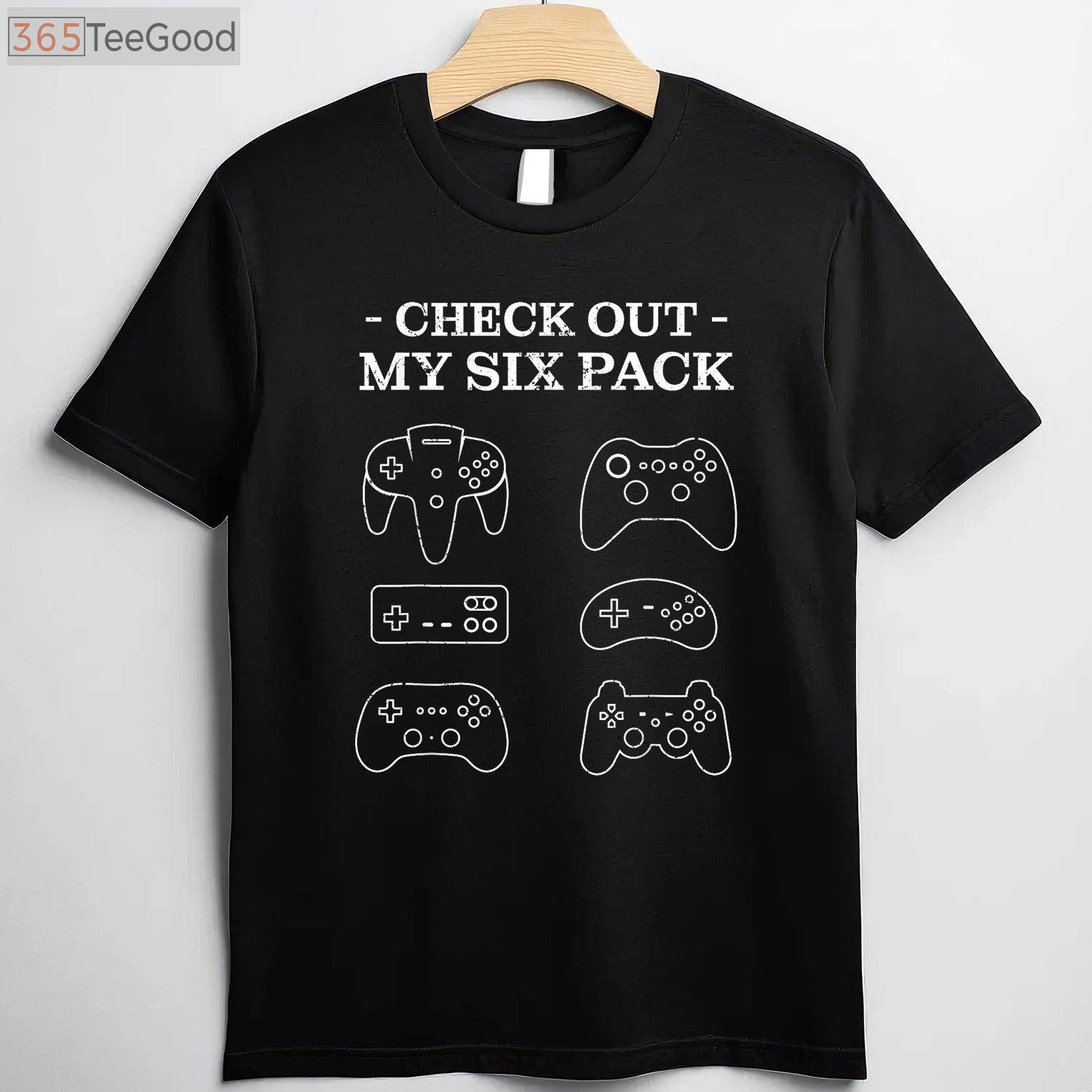 Check Out My Six Pack Gamer T-Shirt - Funny Video Game Humor Gift