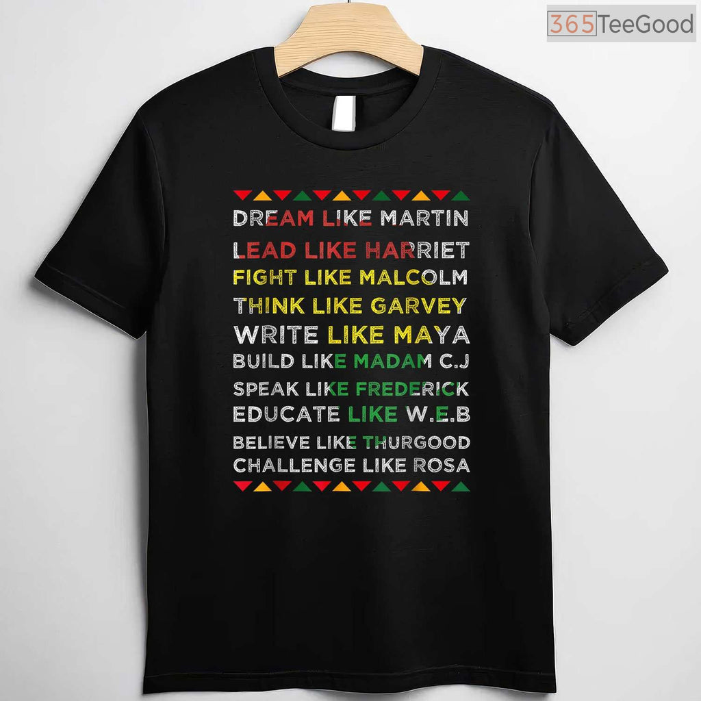 Classic Black History Month Shirt African American Culture Awareness Gift T-Shirt