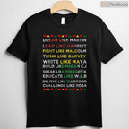 Classic Black History Month Shirt African American Culture Awareness Gift T-Shirt