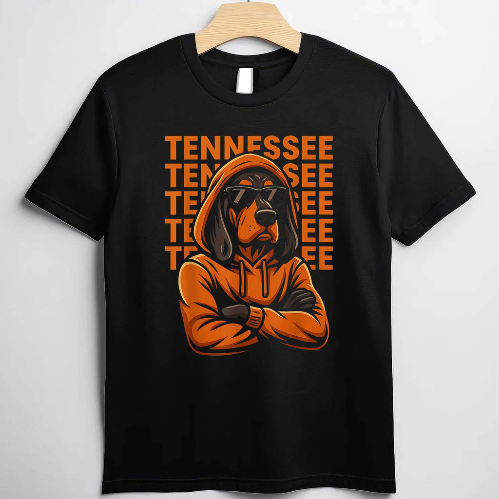 Cool Tennessee Coonhound Dog Lover Tee Southern Style T-Shirt for Adults Unisex