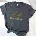 Coyote Hunting American Flag Hunting T-Shirt, Patriotic Yote Hunter Hunting Shirt