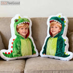 Custom Shape Pillow Case – Personalized Photo Face Pillow Funny Cutout Cushion Gift