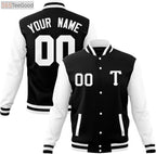 Custom Varsity Baseball Jacket Lightweight – Personalized Letterman Bomber with Stitched Name Logo
