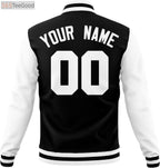 Custom Varsity Baseball Jacket Lightweight – Personalized Letterman Bomber with Stitched Name Logo