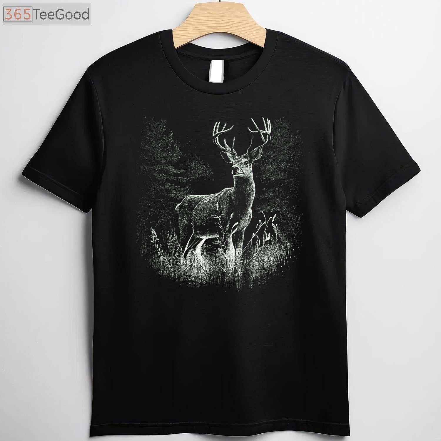 Deer Forest Nature Lover Shirt, Aesthetic Stag Hunting Wildlife Hunter Apparel