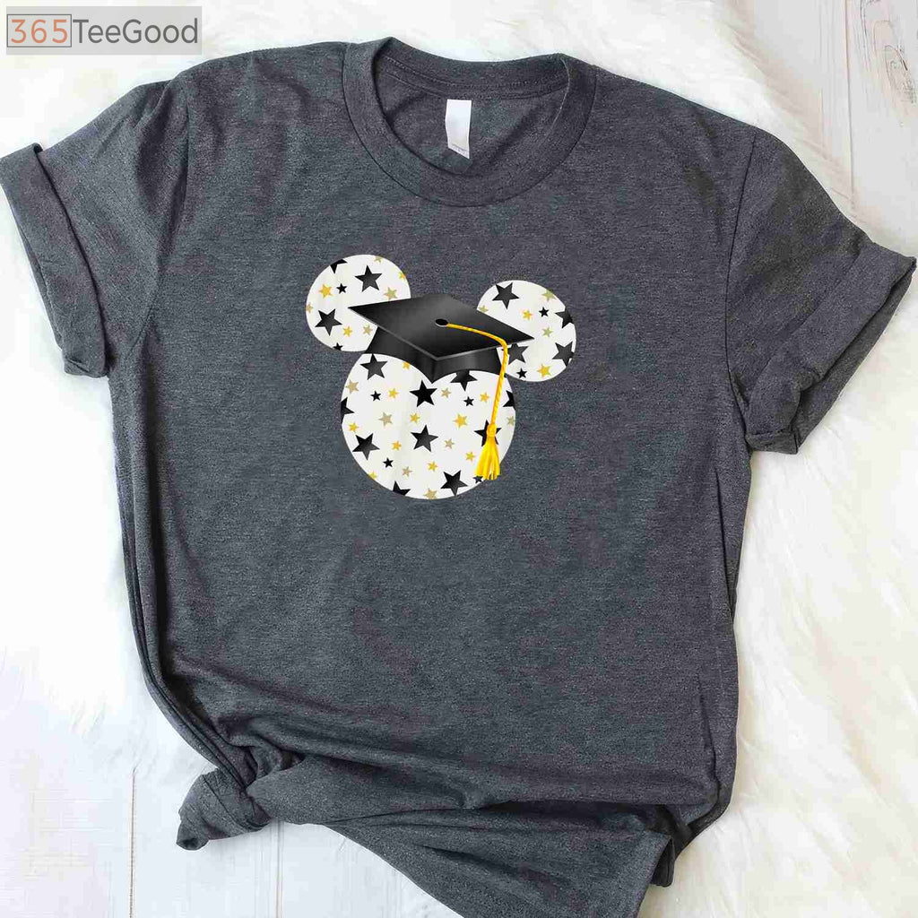 Disney Mickey Mouse Graduation Cap T-Shirt - Class of 2026 Magic Kingdom Tee