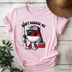 Don't Bobber Me Patriotic Fishing Shirt - Funny USA Flag Youth Angler Tee