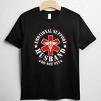 Emotional Support Husband Do Not Pet Funny Men’s Husband T-Shirt Tee Humor Gift