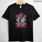February Girl Personality Shirt – Quiet Sweet Crazy Birthday Gift For Women