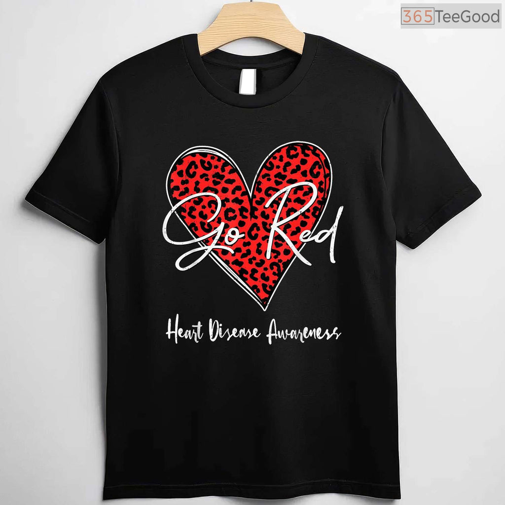 February Is Red Heart Health Shirt – CHD & Heart Disease Awareness T-Shirt