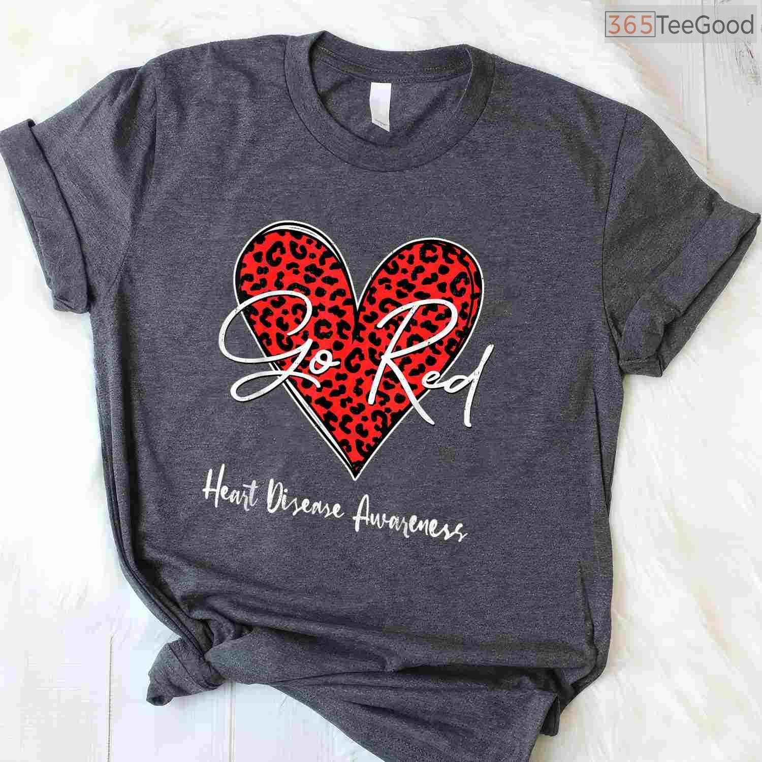 February Is Red Heart Health Shirt – CHD & Heart Disease Awareness T-Shirt