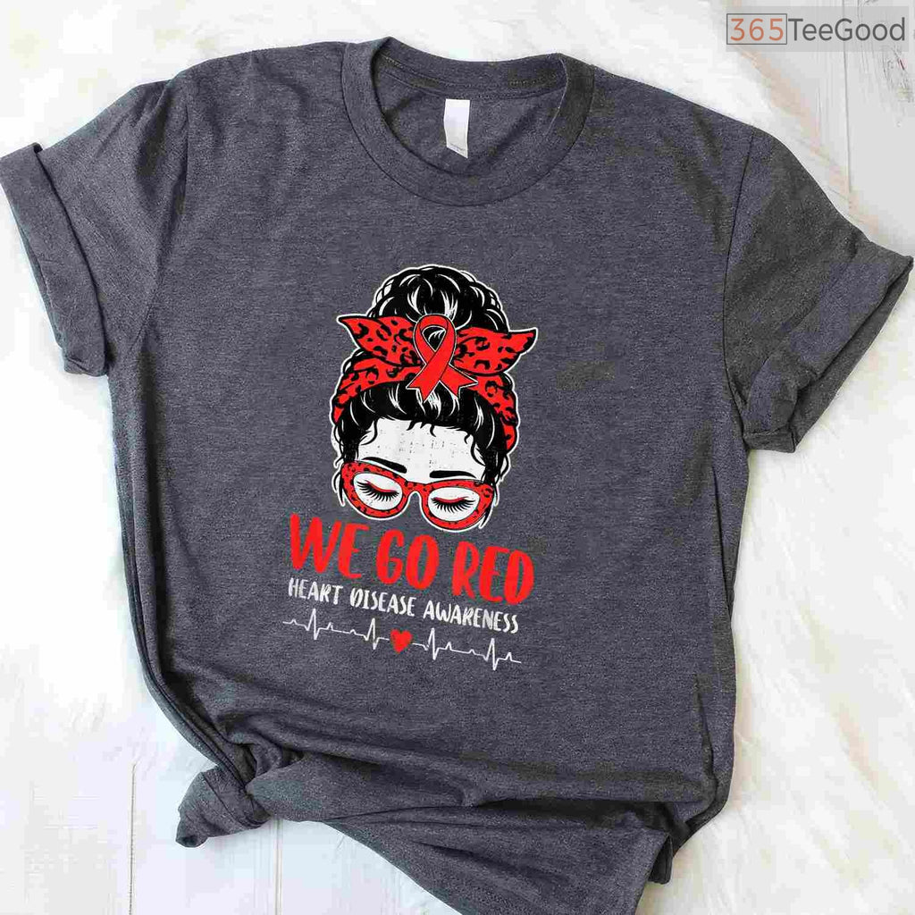 February Is Red Heart Health Shirt – CHD & Heart Disease Awareness