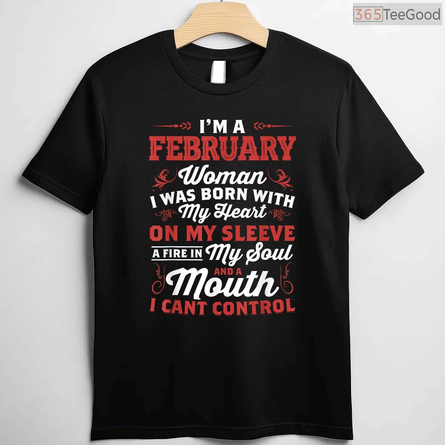 February Queen Birthday Shirt – Women's Born In February Crown Graphic Tee
