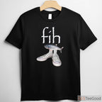 Fih Shoes Funny Misspelled Fish Meme Shirt - Viral Humor Fishing Apparel