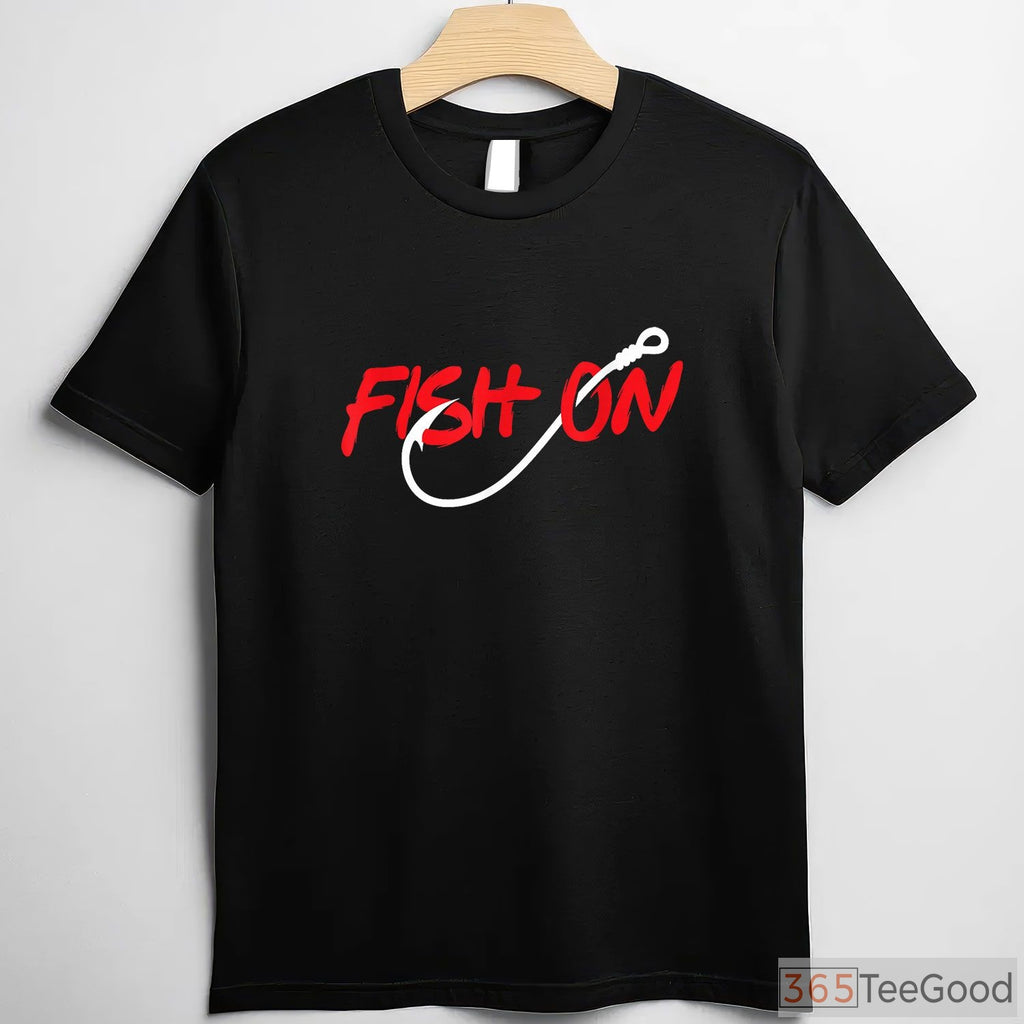 Fish On! Performance Fishing Shirt - Classic Angler Apparel for Bass Fishing