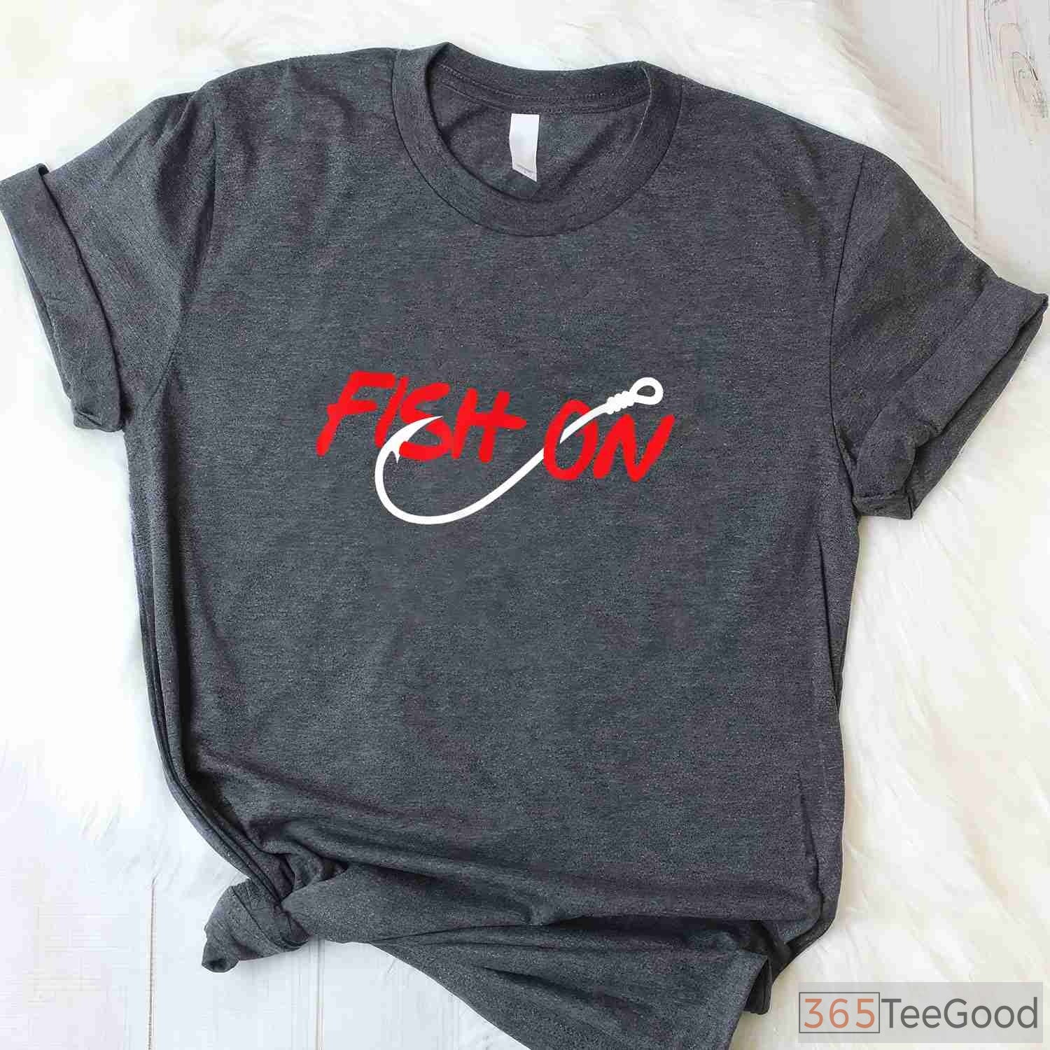 Fish On! Performance Fishing Shirt - Classic Angler Apparel for Bass Fishing