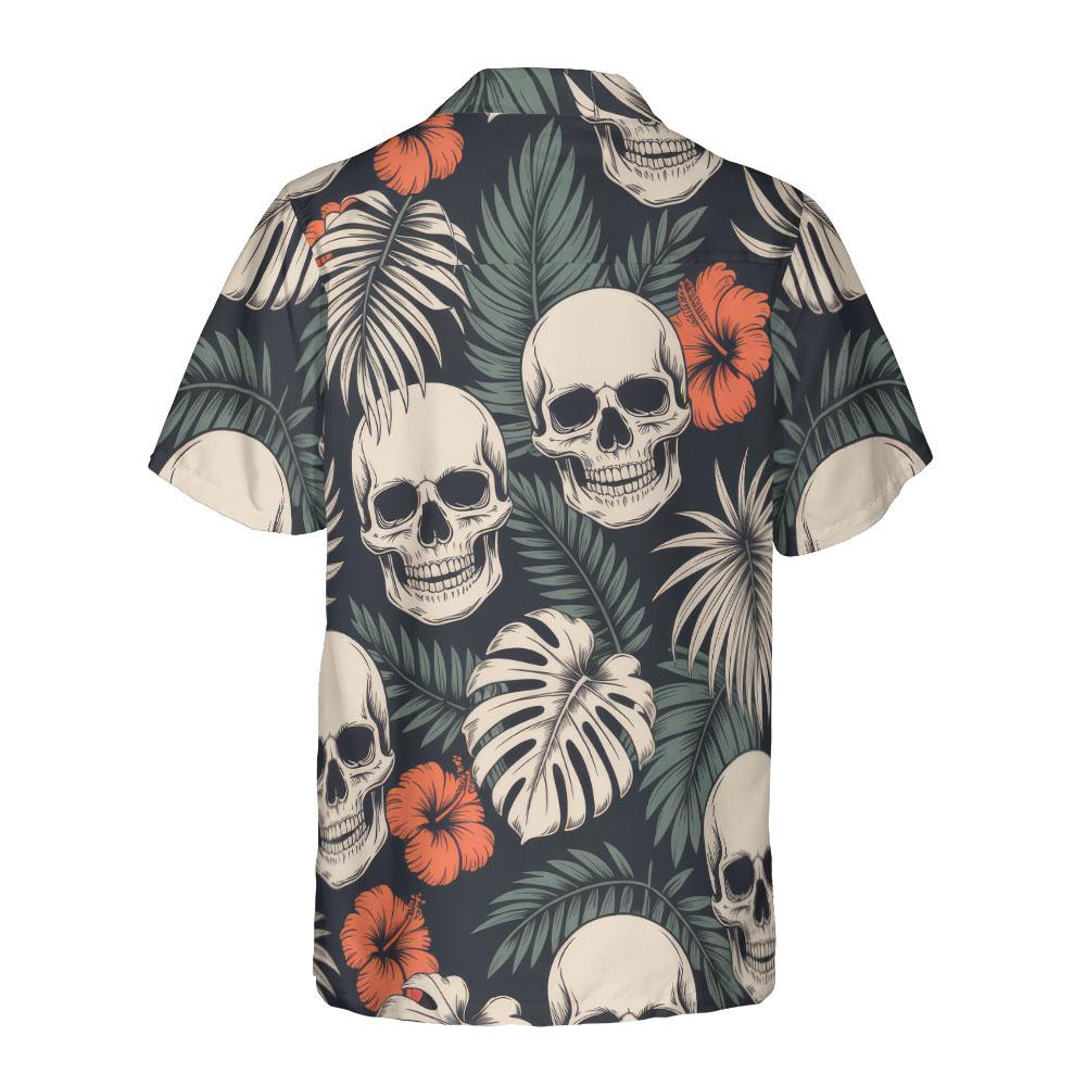Flamingo Hibiscus Hawaiian Tee for Men Women Summer Beach Vacation Outfit