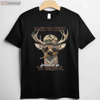 Forced To Go To School Hunting Shirt, Funny Youth Boy Camo Deer Hunter Tee