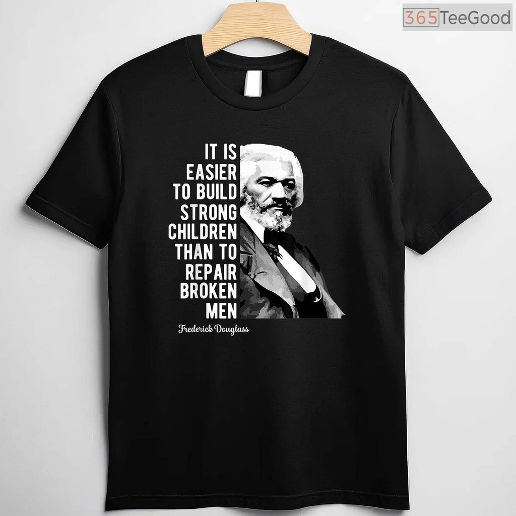 Frederick Douglass Quote T-Shirt Knowledge Makes A Man Unfit To Be A Slave BHM Shirt