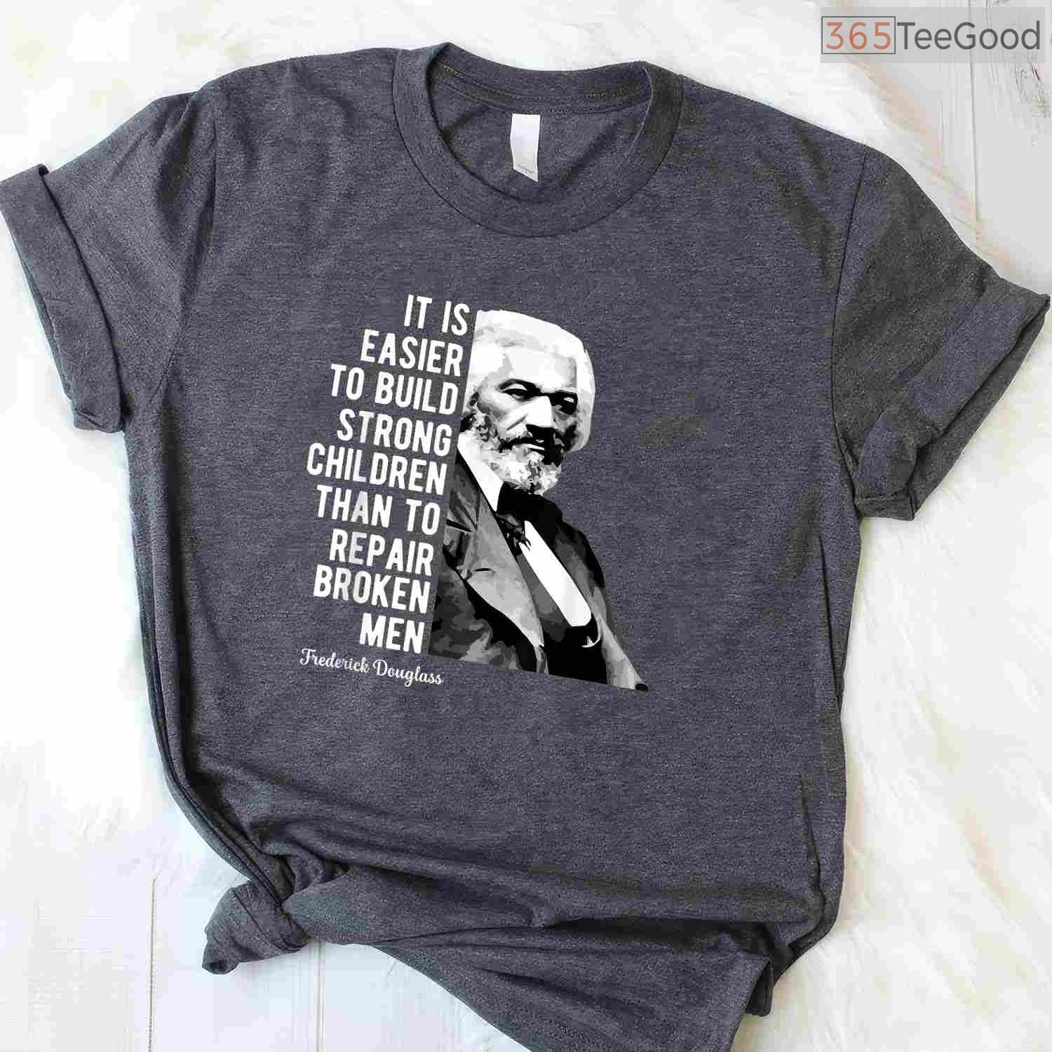 Frederick Douglass Quote T-Shirt Knowledge Makes A Man Unfit To Be A Slave BHM Shirt