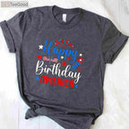 Funny 4th of July USA Flag Fireworks T-Shirt for Family Independence Day Celebrations